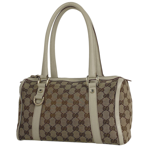 Gucci | Bags | Gucci Gg Pattern Handbag Mini Boston Handbag Gg Canvas ...